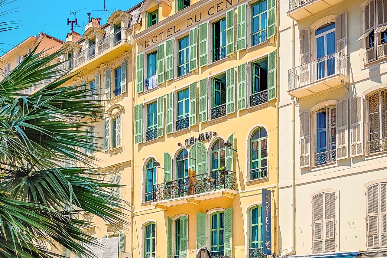 Hôtel du Centre Nice - bella facciata